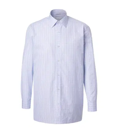 Charvet Checked cotton poplin shirt | Thumbnail 1 Charvet Checked cotton poplin shirt | Thumbnail 1