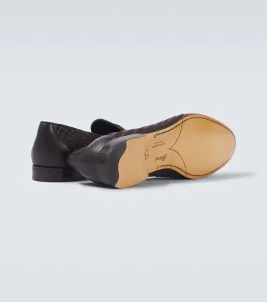 Brioni Appia leather and suede penny loafers | Thumbnail 3 Brioni Appia leather and suede penny loafers | Thumbnail 3