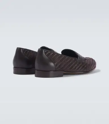 Brioni Appia leather and suede penny loafers | Thumbnail 5 Brioni Appia leather and suede penny loafers | Thumbnail 5