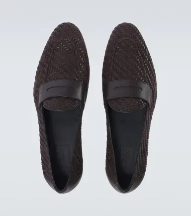 Brioni Appia leather and suede penny loafers | Thumbnail 6 Brioni Appia leather and suede penny loafers | Thumbnail 6