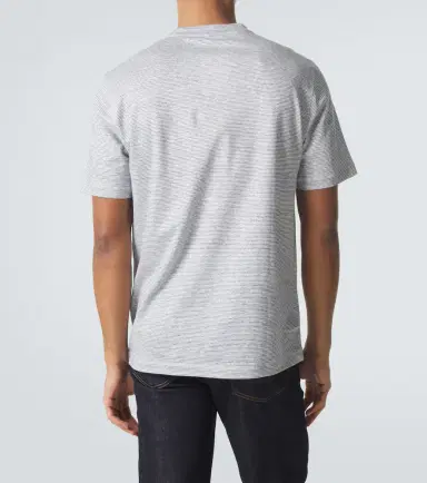 Brioni Striped linen and cotton T-shirt | Thumbnail 4 Brioni Striped linen and cotton T-shirt | Thumbnail 4