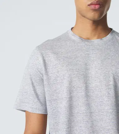 Brioni Striped linen and cotton T-shirt | Thumbnail 5 Brioni Striped linen and cotton T-shirt | Thumbnail 5