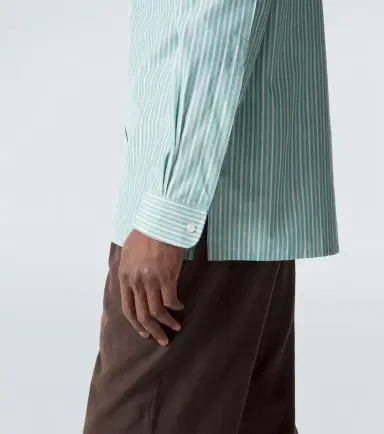 Charvet Striped cotton poplin shirt | Thumbnail 5 Charvet Striped cotton poplin shirt | Thumbnail 5