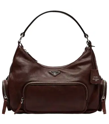 Prada Medium leather shoulder bag | Thumbnail 1 Prada Medium leather shoulder bag | Thumbnail 1