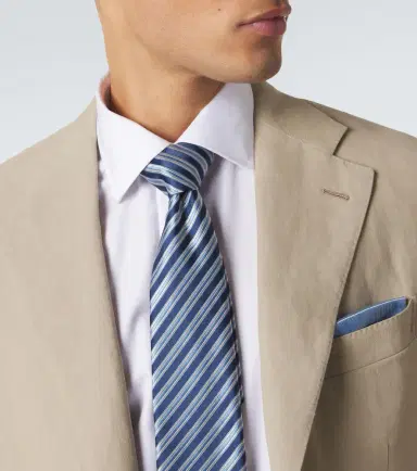 Charvet Striped silk jacquard tie | Thumbnail 2 Charvet Striped silk jacquard tie | Thumbnail 2