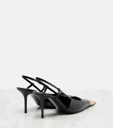 Saint Laurent Jeanne 75 leather slingback pumps | Thumbnail 2 Saint Laurent Jeanne 75 leather slingback pumps | Thumbnail 2