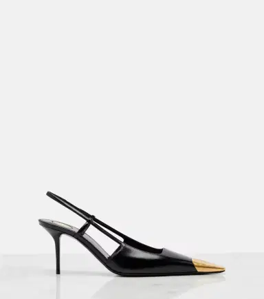 Saint Laurent Jeanne 75 leather slingback pumps | Thumbnail 4 Saint Laurent Jeanne 75 leather slingback pumps | Thumbnail 4