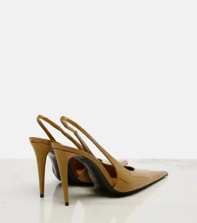 Saint Laurent Guermantes patent leather slingback pumps | Thumbnail 2 Saint Laurent Guermantes patent leather slingback pumps | Thumbnail 2