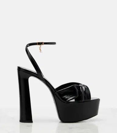 Saint Laurent Franciane leather platform sandals | Thumbnail 2 Saint Laurent Franciane leather platform sandals | Thumbnail 2