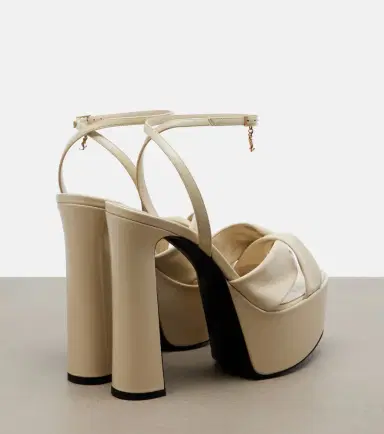 Saint Laurent Franciane leather platform sandals | Thumbnail 2 Saint Laurent Franciane leather platform sandals | Thumbnail 2
