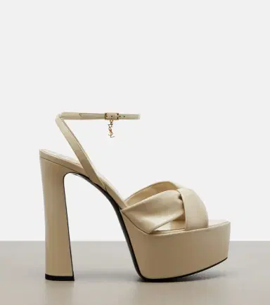 Saint Laurent Franciane leather platform sandals | Thumbnail 4 Saint Laurent Franciane leather platform sandals | Thumbnail 4