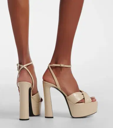 Saint Laurent Franciane leather platform sandals | Thumbnail 5 Saint Laurent Franciane leather platform sandals | Thumbnail 5
