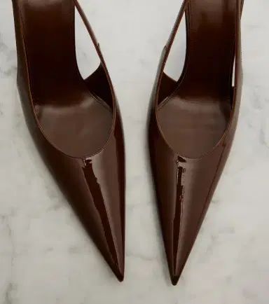 Saint Laurent Guermantes patent leather slingback pumps | Thumbnail 3 Saint Laurent Guermantes patent leather slingback pumps | Thumbnail 3