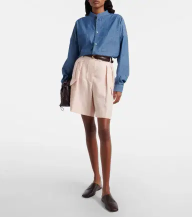 Loro Piana Gyles cotton chambray shirt | Thumbnail 3 Loro Piana Gyles cotton chambray shirt | Thumbnail 3