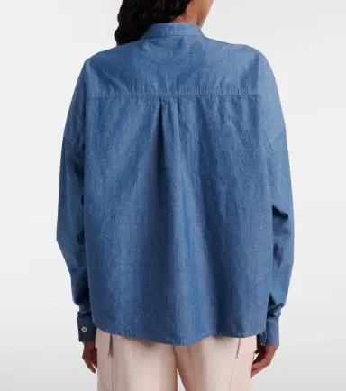 Loro Piana Gyles cotton chambray shirt | Thumbnail 5 Loro Piana Gyles cotton chambray shirt | Thumbnail 5
