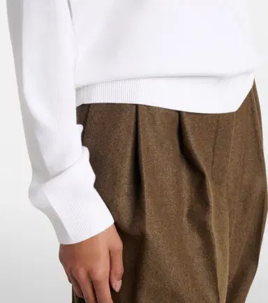 Loro Piana Siena silk and cotton polo sweater | Thumbnail 4 Loro Piana Siena silk and cotton polo sweater | Thumbnail 4