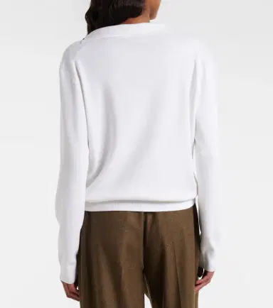 Loro Piana Siena silk and cotton polo sweater | Thumbnail 6 Loro Piana Siena silk and cotton polo sweater | Thumbnail 6