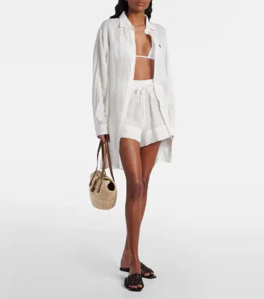Polo Ralph Lauren Oversized linen and cotton shirt | Thumbnail 2 Polo Ralph Lauren Oversized linen and cotton shirt | Thumbnail 2