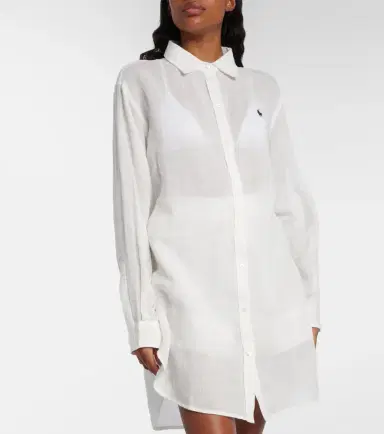 Polo Ralph Lauren Oversized linen and cotton shirt | Thumbnail 4 Polo Ralph Lauren Oversized linen and cotton shirt | Thumbnail 4