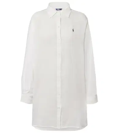 Polo Ralph Lauren Oversized linen and cotton shirt | Thumbnail 1 Polo Ralph Lauren Oversized linen and cotton shirt | Thumbnail 1