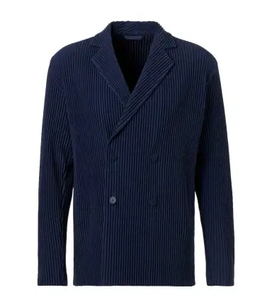 Homme Plissé Issey Miyake Homme Plissé Issey Miyake Tailored Pleats 1 double-breasted blazer | Thumbnail 1 Homme Plissé Issey Miyake Homme Plissé Issey Miyake Tailored Pleats 1 double-breasted blazer | Thumbnail 1