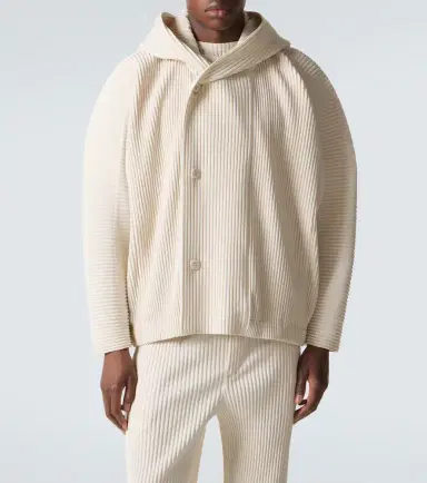 Homme Plissé Issey Miyake Homme Plissé Issey Miyake Monthly Colors: March pleated double-breasted cardigan | Thumbnail 6 Homme Plissé Issey Miyake Homme Plissé Issey Miyake Monthly Colors: March pleated double-breasted cardigan | Thumbnail 6