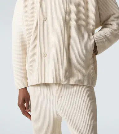 Homme Plissé Issey Miyake Homme Plissé Issey Miyake Monthly Colors: March pleated double-breasted cardigan | Thumbnail 7 Homme Plissé Issey Miyake Homme Plissé Issey Miyake Monthly Colors: March pleated double-breasted cardigan | Thumbnail 7