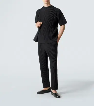 Homme Plissé Issey Miyake Homme Plissé Issey Miyake Tuxedo Pleats straight pants | Thumbnail 4 Homme Plissé Issey Miyake Homme Plissé Issey Miyake Tuxedo Pleats straight pants | Thumbnail 4