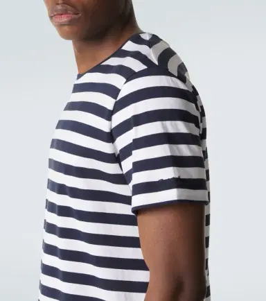 Ralph Lauren Purple Label Striped cotton lisle and piqué T-shirt | Thumbnail 2 Ralph Lauren Purple Label Striped cotton lisle and piqué T-shirt | Thumbnail 2