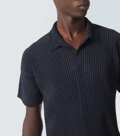 Homme Plissé Issey Miyake Homme Plissé Issey iyake Basics pleated polo shirt | Thumbnail 5 Homme Plissé Issey Miyake Homme Plissé Issey iyake Basics pleated polo shirt | Thumbnail 5