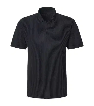 Homme Plissé Issey Miyake Homme Plissé Issey iyake Basics pleated polo shirt | Thumbnail 1 Homme Plissé Issey Miyake Homme Plissé Issey iyake Basics pleated polo shirt | Thumbnail 1