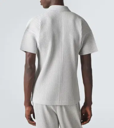 Homme Plissé Issey Miyake Homme Plissé Issey Miyake Basics pleated polo shirt | Thumbnail 2 Homme Plissé Issey Miyake Homme Plissé Issey Miyake Basics pleated polo shirt | Thumbnail 2