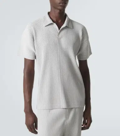 Homme Plissé Issey Miyake Homme Plissé Issey Miyake Basics pleated polo shirt | Thumbnail 4 Homme Plissé Issey Miyake Homme Plissé Issey Miyake Basics pleated polo shirt | Thumbnail 4