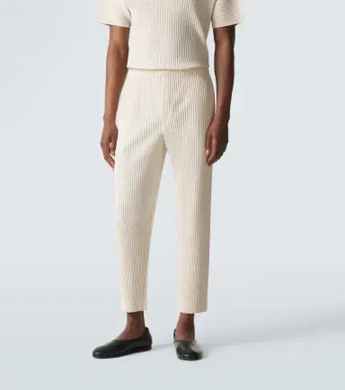 Homme Plissé Issey Miyake Homme Plissé Issey Miyake Tuxedo Pleats straight pants | Thumbnail 3 Homme Plissé Issey Miyake Homme Plissé Issey Miyake Tuxedo Pleats straight pants | Thumbnail 3