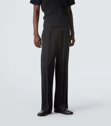 Homme Plissé Issey Miyake Homme Plissé Issey Miyake Edge Ensemble pleated straight pants | Thumbnail 4 Homme Plissé Issey Miyake Homme Plissé Issey Miyake Edge Ensemble pleated straight pants | Thumbnail 4