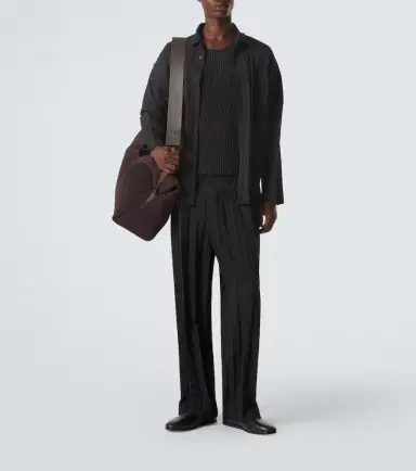 Homme Plissé Issey Miyake Homme Plissé Issey Miyake Edge Ensemble pleated straight pants | Thumbnail 5 Homme Plissé Issey Miyake Homme Plissé Issey Miyake Edge Ensemble pleated straight pants | Thumbnail 5