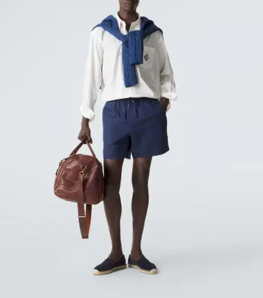 Ralph Lauren Purple Label Embroidered cotton poplin shirt | Thumbnail 4 Ralph Lauren Purple Label Embroidered cotton poplin shirt | Thumbnail 4