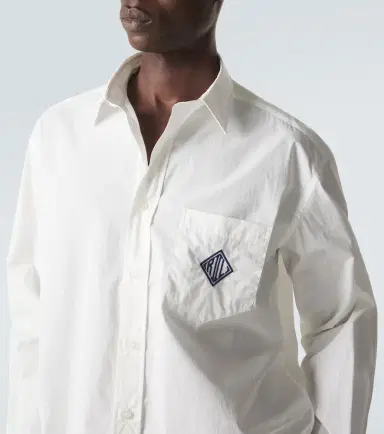 Ralph Lauren Purple Label Embroidered cotton poplin shirt | Thumbnail 6 Ralph Lauren Purple Label Embroidered cotton poplin shirt | Thumbnail 6