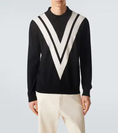 Valentino Virgin wool polo sweater | Thumbnail 3 Valentino Virgin wool polo sweater | Thumbnail 3