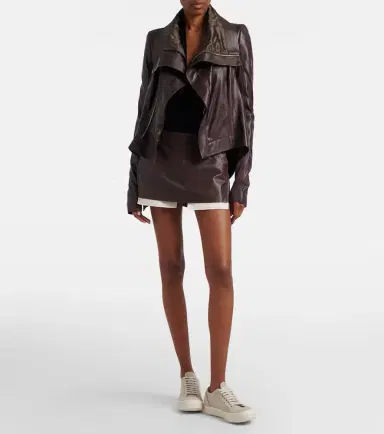 Rick Owens DRKSHDW Vintage suede-trimmed canvas sneakers | Thumbnail 6 Rick Owens DRKSHDW Vintage suede-trimmed canvas sneakers | Thumbnail 6