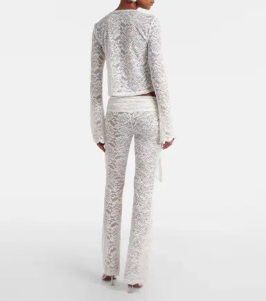Bananhot Vecna sheer lace flared pants | Thumbnail 3 Bananhot Vecna sheer lace flared pants | Thumbnail 3