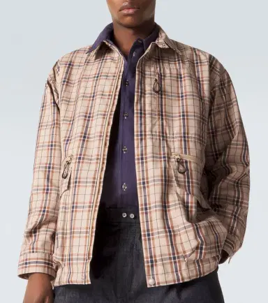 Comme des Garcons Homme Comme des Garçons Homme Checked cotton-blend jacket | Thumbnail 4 Comme des Garcons Homme Comme des Garçons Homme Checked cotton-blend jacket | Thumbnail 4