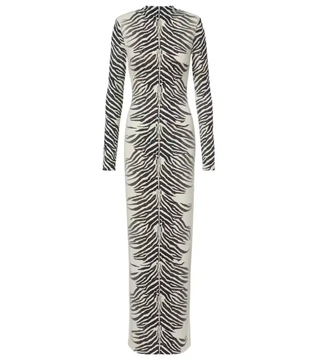 Kari zebra-print maxi dress Kari zebra-print maxi dress