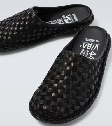 Comme des Garcons Homme Comme des Garçons Homme x VIBAe leather and suede mules | Thumbnail 6 Comme des Garcons Homme Comme des Garçons Homme x VIBAe leather and suede mules | Thumbnail 6