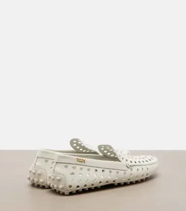 Tod's Gommino perforated leather loafers | Thumbnail 3 Tod's Gommino perforated leather loafers | Thumbnail 3