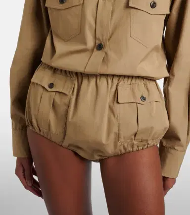 Prada Cotton poplin shorts | Thumbnail 3 Prada Cotton poplin shorts | Thumbnail 3