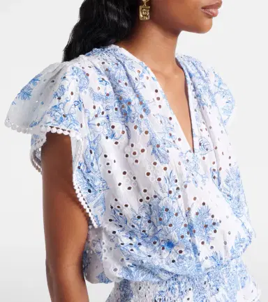 Melissa Odabash Jess broderie anglaise cotton minidress | Thumbnail 3 Melissa Odabash Jess broderie anglaise cotton minidress | Thumbnail 3