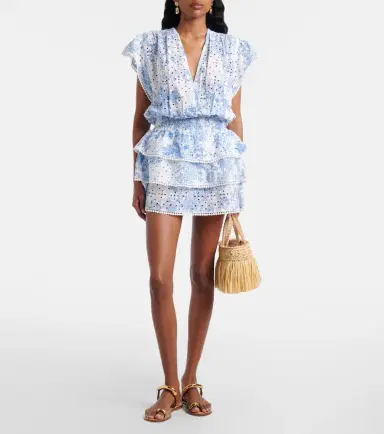 Melissa Odabash Jess broderie anglaise cotton minidress | Thumbnail 4 Melissa Odabash Jess broderie anglaise cotton minidress | Thumbnail 4