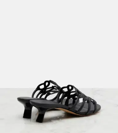 Loewe Petal Anagram leather mules | Thumbnail 2 Loewe Petal Anagram leather mules | Thumbnail 2