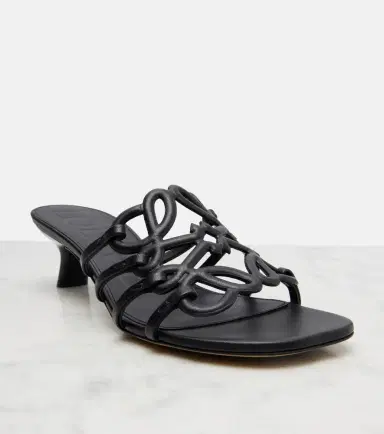 Loewe Petal Anagram leather mules | Thumbnail 3 Loewe Petal Anagram leather mules | Thumbnail 3